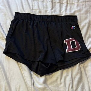 Champion Women's Black Mesh Athletic Shorts